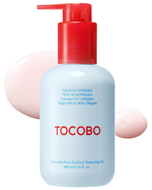 TOCOBO Calamine Pore Control Cleansing Oil | Blackheads, Make-up Cleansing, Pore Care, Deep Cleansing - 200ml / 6.76 fl oz