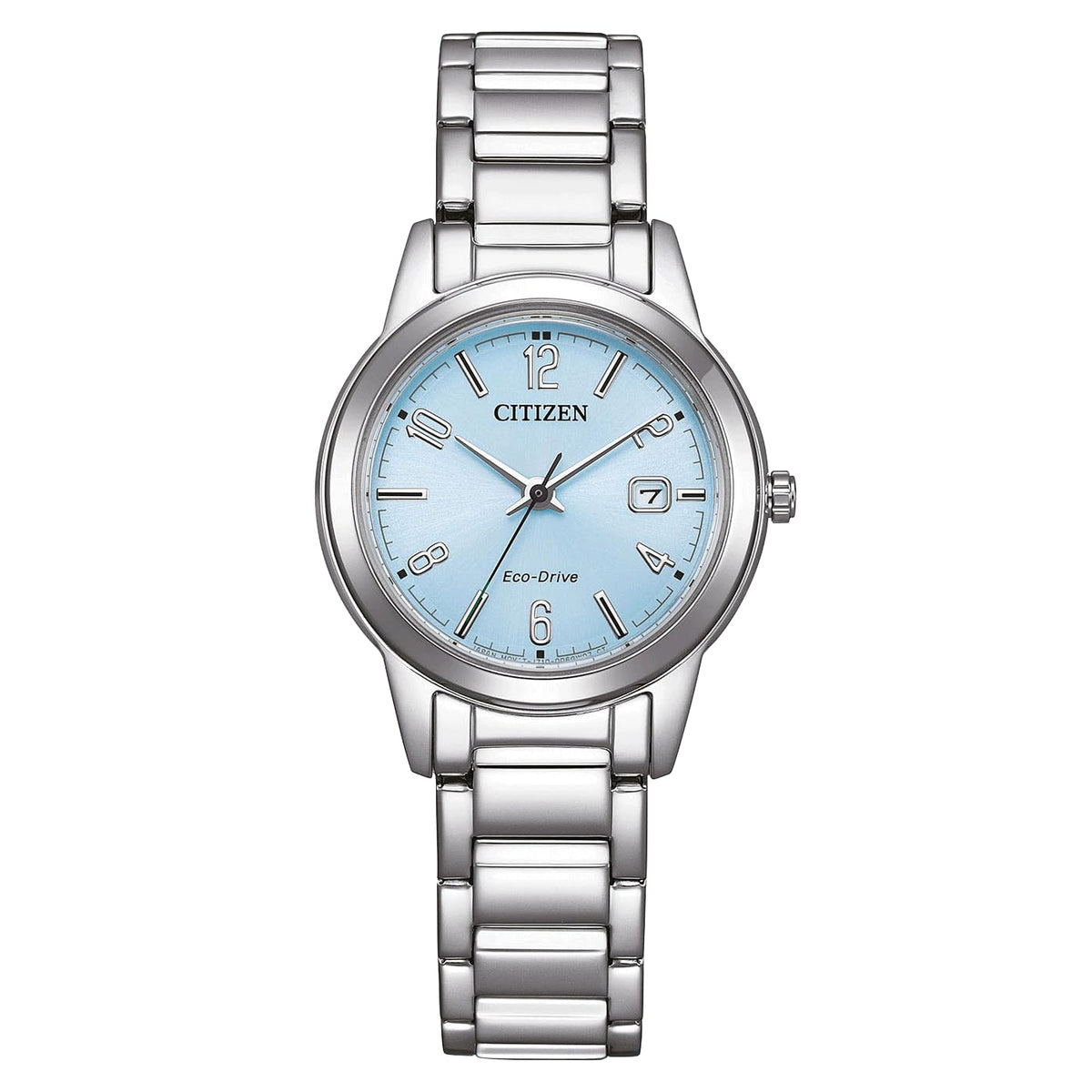 Citizen Women Analogue Eco-Drive Watch with Stainless Steel Strap FE1241-71L