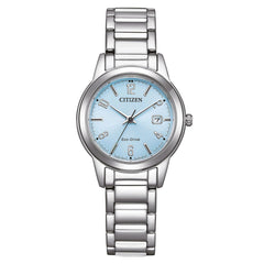 Citizen Women Analogue Eco-Drive Watch with Stainless Steel Strap FE1241-71L