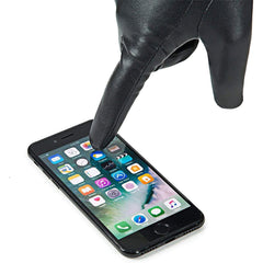 REDESS Winter Leather Gloves for Women, Wool Fleece Lined Warm Gloves, Touchscreen Texting Thick Thermal Snow Driving Gloves - Wine Red