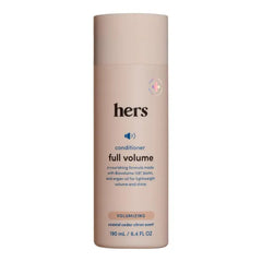 hers Full Volume Conditioner, Volumizing Conditioner for Women with Biotin - Adds Lightweight Volume, Shine & Bounce, Coastal Cedar Citron - 6.4 fl oz