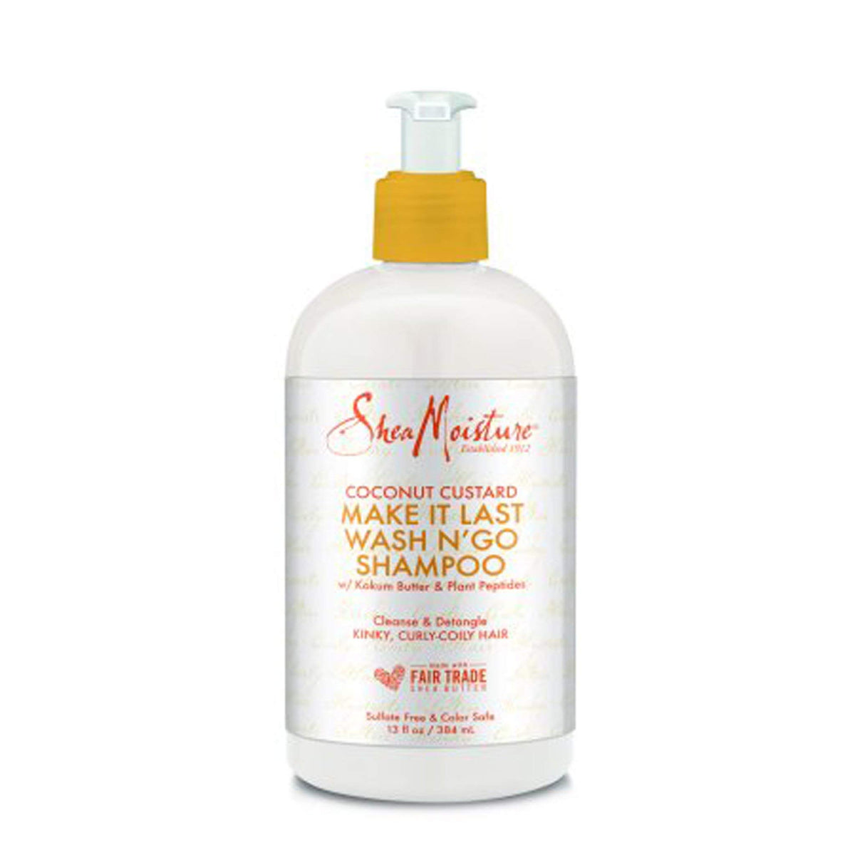 Shea Moisture Make It Last Wash 'N Go Coconut Custard Shampoo - 384 ml