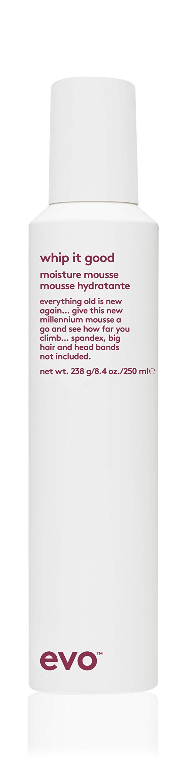 EVO Whip It Good Styling Mousse  Lightweight, Moisture-Rich Mousse Designed to Hydrate Hair, add Shine, and Provide a Light hold - 250 mL