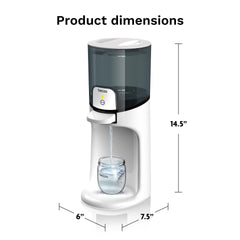 Baby Brezza Instant Warmer – Instantly Dispense Warm Water at Perfect Baby Bottle Temperature - Traditional Baby Bottle Warmer Replacement - Fast Baby Formula Bottles 24/7 – 3 Temperatures