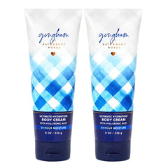 Bath & Body Works Gingham Body Cream Ultimate Hydration Gift Set For Women 2 Pack 8 Oz. (Gingham)