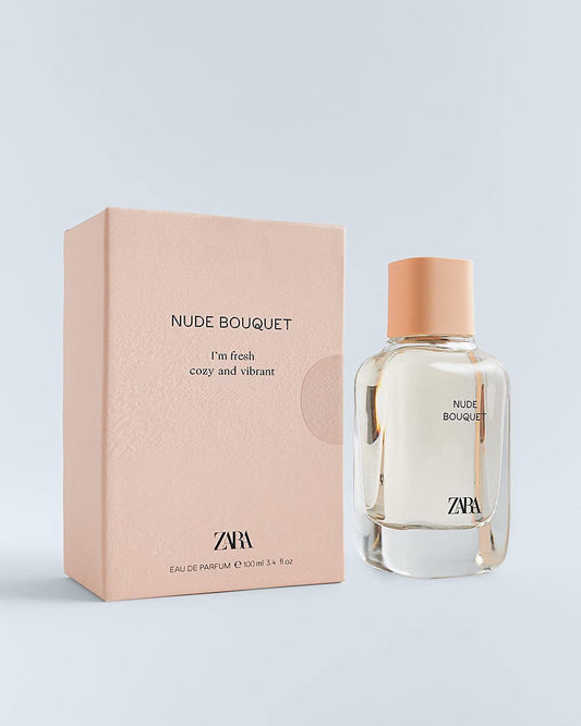 ZARA Nude Bouquet- I'm Fresh Cozy and Vibrant Eau de Parfum for Women- 100 ml