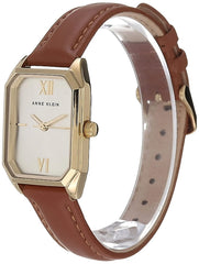 Anne Klein Women's Leather Strap Watch