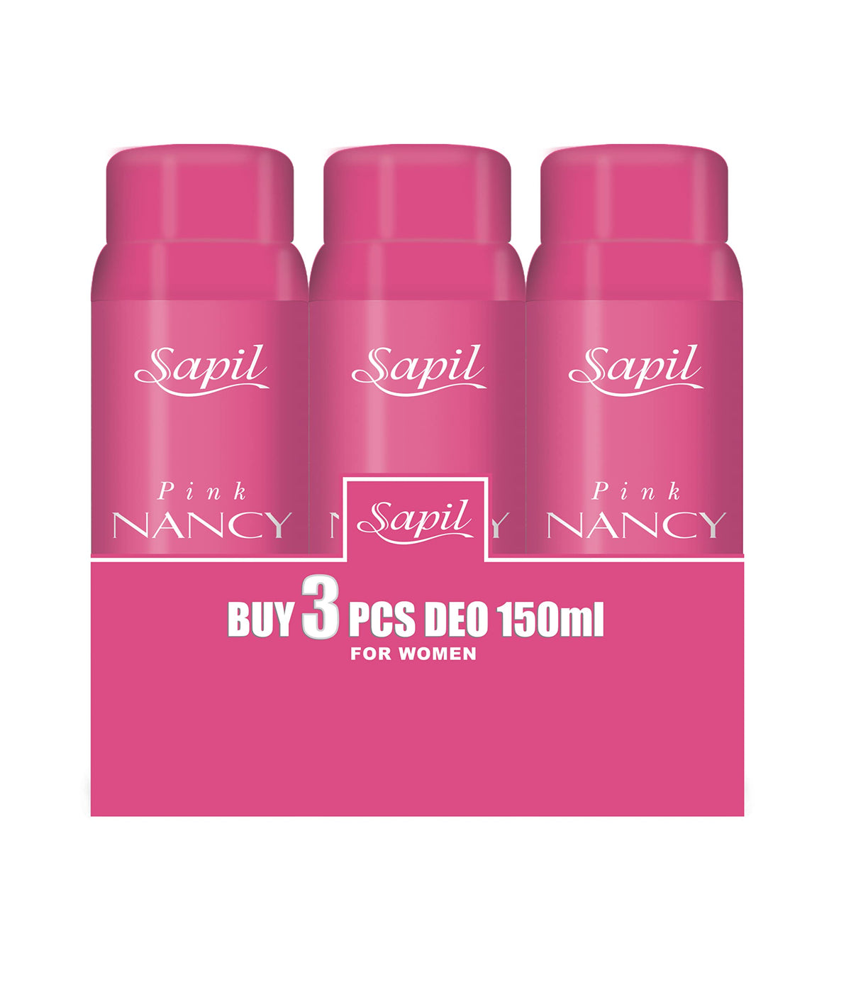 Sapil Nancy Pink for Women 3x150ml Deo Giftpack