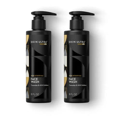 MANSCAPED Skin Ultra Face Wash - Men's Exfoliating Facial Cleanser Enriched with Ceramides for Hydrated, Soft, Smooth & Brighter Skin, AHA Complex for Exfoliation, Non-Irritating Formula, 6 fl oz