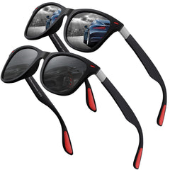 Polarized Sunglasses Mens Womens Cool Fishing Driving Hiking Ultralight Retro Wrap Around Travel sun glasses UV Protection