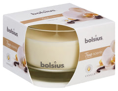 Bolsius True Scents Vanilla Candle in Glass Scented Medium