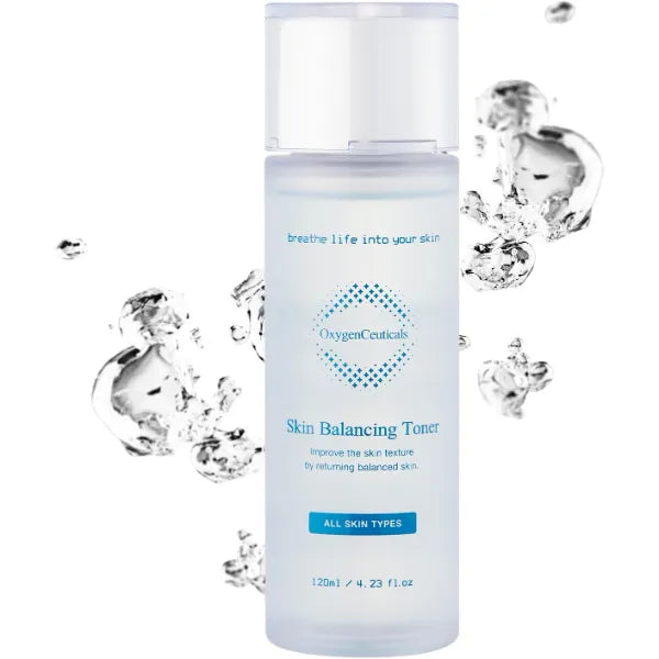OxygenCeuticals Skin Balancing Toner – Hydrating & pH Balancing Facial Toner with Centella, Lavender & Freesia Extracts, Improves Skin Texture for Oily & Combination Skin. 4.23 fl.oz (120ml)