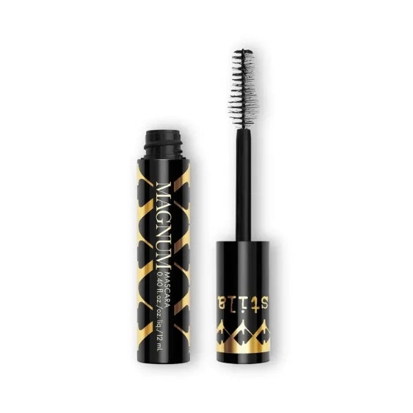 Stila Magnum XXX Lash Mascara, Black Voluminous Sky-High Volume, Curl, Lift, Full Length Lightweight, Long-Lasting Eye Makeup Formula 0.40 Fl. Oz