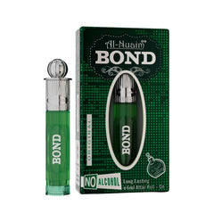 Al-Nuaim Bond Alcohol Free Attar Roll On for Men & Women - Pack of 4 (6ml Each) | Exquisite & Long Lasting Fragrance