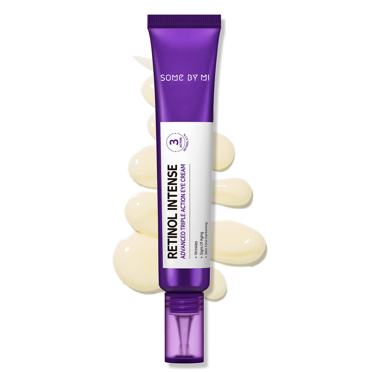 SOME BY MI Retinol Intense Advanced Triple Action Eye Cream, 30 ml (Pack of 1), violet