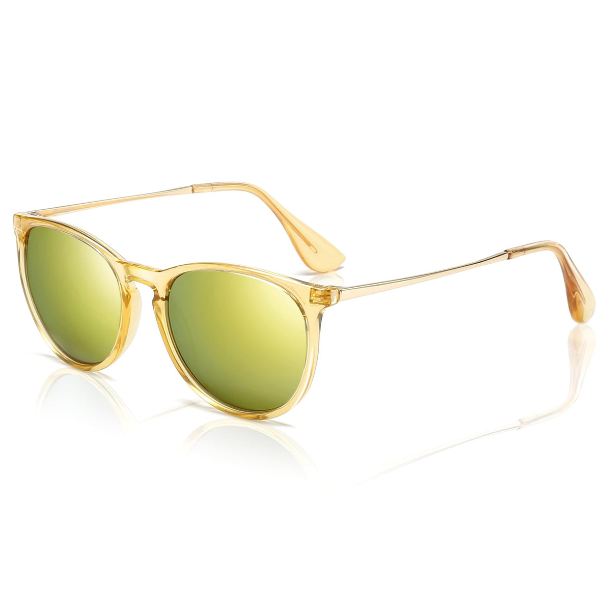 SUNGAIT Vintage Round Sunglasses for Women Men Classic Retro Designer Style