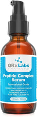 QRxLabs Peptide Complex Serum/Collagen Booster For The Face With Hyaluronic Acid And Chamomile Extract 30Ml, Samantha Formula