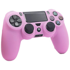 eWINNER Soft Silicone Cover Gamepad Case Cover compatible with SONY Play Station 4 PS4/PS4 Slim/PS4 Pro Wireless/Wired Joystick Dualshock Controller Skin Case Accessories (Pink)