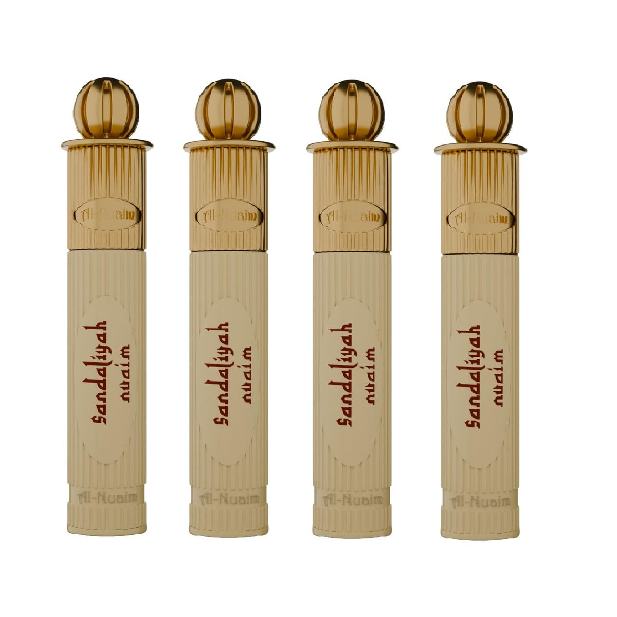 Gold Series Sandalya Nuaim Attar Roll On for Men & Women - Pack of 4 (6ml Each)