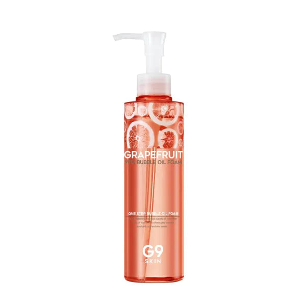 G9SKIN Korean Grapefruit Vita Oil to Foam Cleanser for Makeup Remover Wash