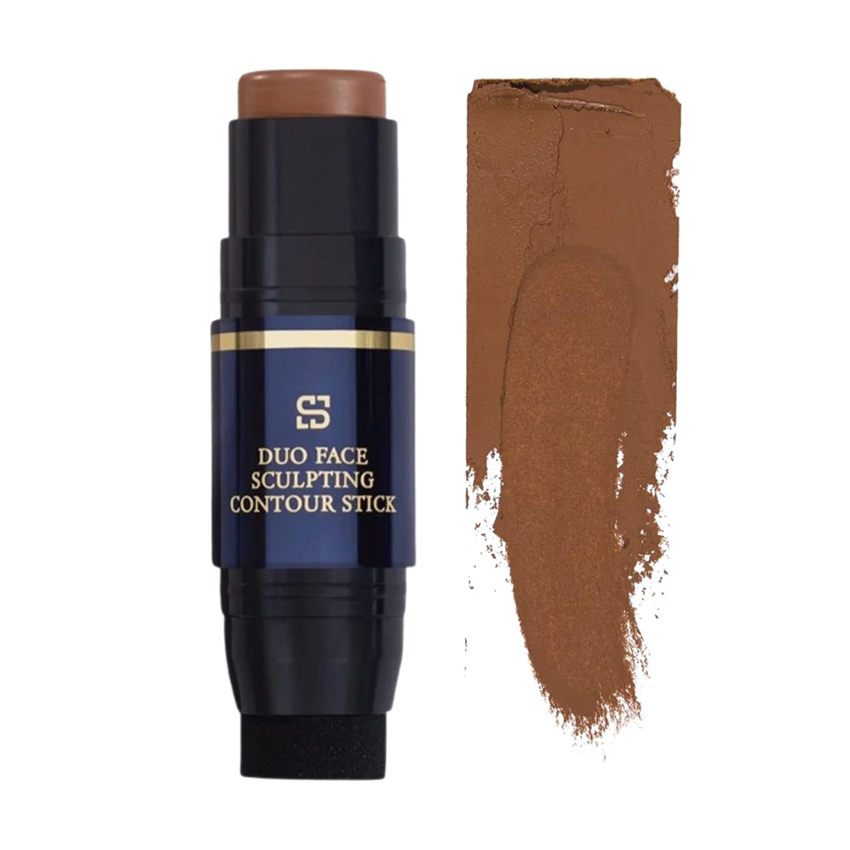 SIIA Cosmetics, Duo Face Sculpting Contour Bronzer Stick, Dual-Use Applicator for Perfect Sculpt & Blend, Natural Finish, .32 Ounce (Mahogany)