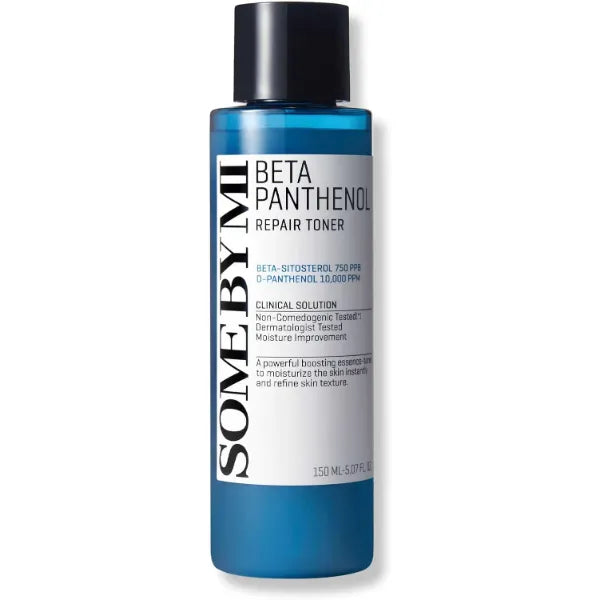SOME BY MI Beta-Panthenol Repair Toner - 5.07Oz, 150ml - Daily Soothing Korean Toner for Face with Skin Moisturizing Effect - Rebuilding Skin Barrier with Panthenol for Milk Skin - Korean Skin Care