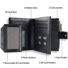 Senbos Mens Wallet - Black