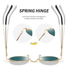 Joopin Round Polarized Sunglasses for Men Women, UV Protection Sun Glasses Small Circle Hippie Lennon Shades Sunglasses
