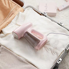 Bear Cloth Steamer Handheld Portable Steam Iron for Clothes, Spray Iron Steamer, 1300W Strong Power Garment Steamer Iron Fabric Wrinkle Remover Machine, 230ml Pastel Pink (No Brush -3Pin Plug CN)