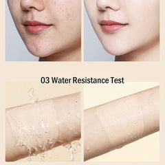 Hydrating Waterproof And Light Long Lasting Foundation,Concealer Foundation Cream,Light Fog Makeup Holding Liquid Foundation,Makeup Concealer for All Skin Types (Natural)