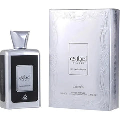 Lattafa Ejaazi Intensive Silver Eau de Parfum Spray for Men - 3.4 Ounce
