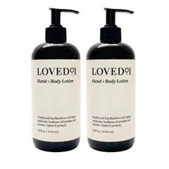 Loved01 Hand & Body Lotion, John Legend Skincare, Fragrance-Free, Daily Lightweight Cream, Oprah's Favorite Things, Formulated with Shea Butter & Vitamin E, 15 oz