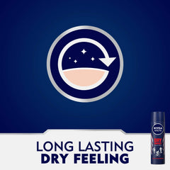 NIVEA MEN Antiperspirant Spray for Men, Dry Impact, 2x150ml