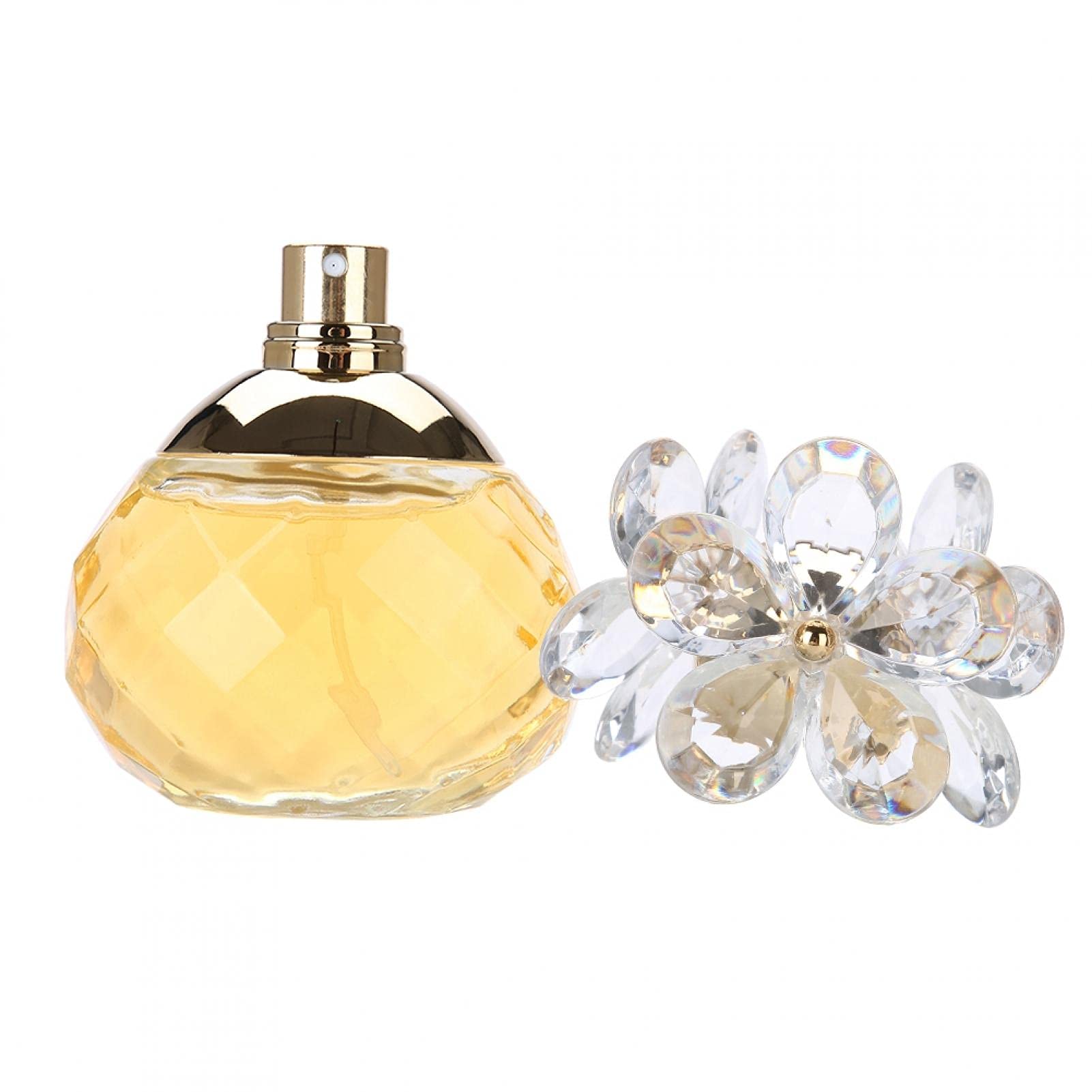 Eau de Toilette for Women, Fresh Perfume Long Lasting Flower Fruity Fragrance Female Perfume 60ml, Gold