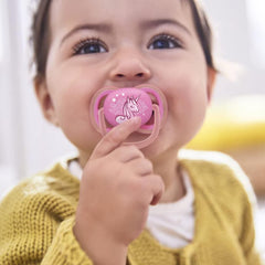 AVENT Philips SCF345/22 Ultra Air Dummy 6-18 months, Breathable Orthodontic, BPA free, Double pack, Angel/Unicorn