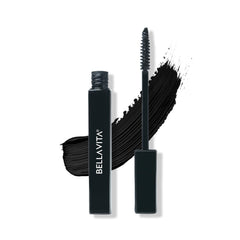 BellaVita Intense Drama Waterproof Mascara 8ml | Lengthening & Volumizing Mascara, Curl Lock Formula Smudge & Waterproof | Jet Black