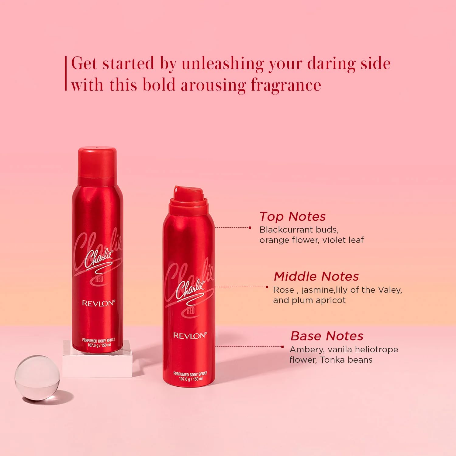 Revlon Charlie Perfumed Body Spray for Women (150ml each, Combo of 3)