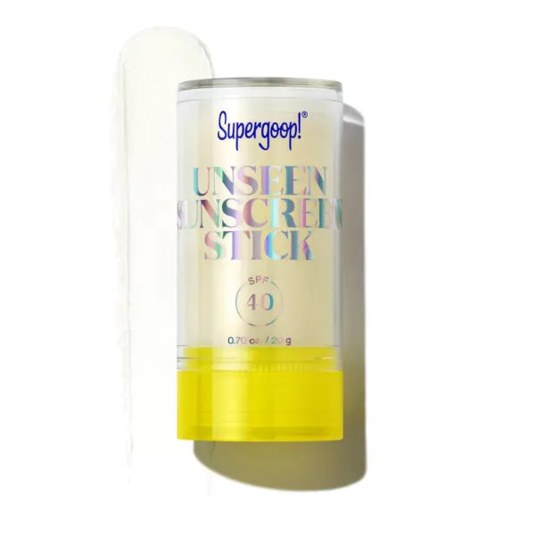 Supergoop! Unseen Sunscreen Stick SPF 40 Invisible Sun Protection - For All Skin Types - 0.7 fl oz