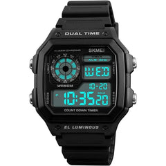 SKMEI Men's Digital Sports Waterproof  Wrist watch - 1299