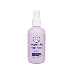 Megababe Toe Deo Odor-Blocking Lavender Mint Foot Spray - 3.8 fl oz