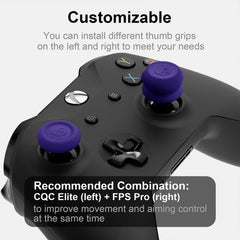 QUEENADA Joystick Replacement Cap Thumb Grip - Joycon Grip Button Stick Cover Switch Controller Compatible with Nintendo Switch D Analog Cap Skin Replacement Part Repair Kit Accessories(purple)