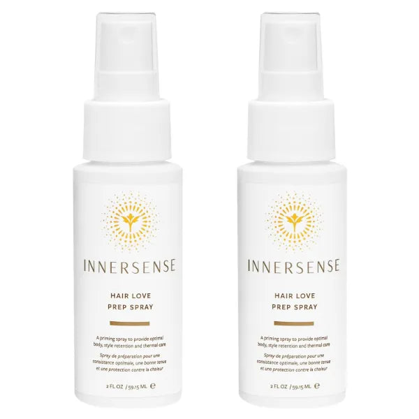INNERSENSE Organic Beauty - Natural Hair Love Prep Spray | Thermal Care, Style Retention, Bodifying | Non-Toxic, Cruelty-Free, Clean Haircare