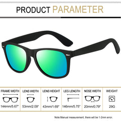 Joopin Polarized Sunglasses Men Women, Classic Square Sun Glasses 100% UV Protection Driving Fishing