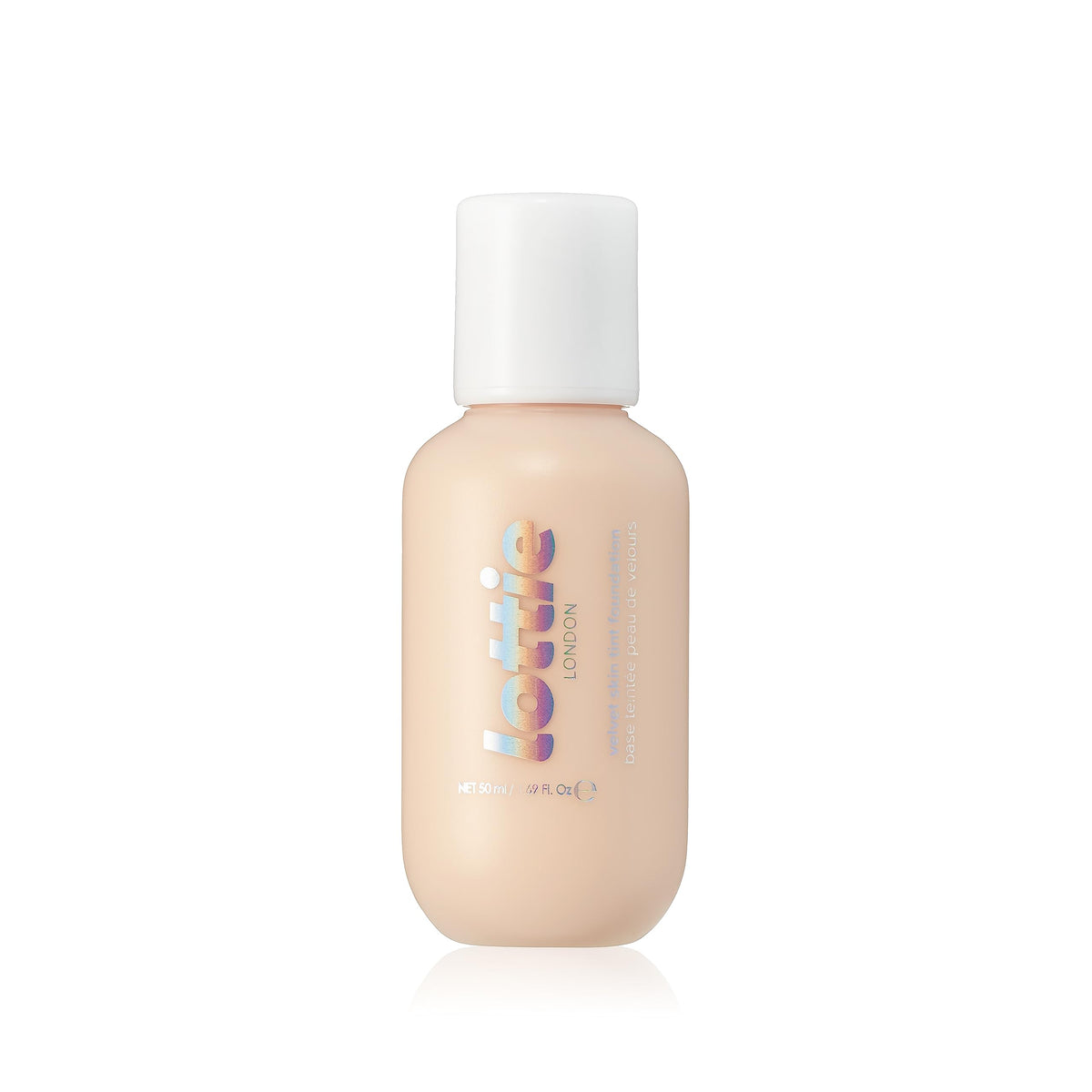 Lottie LONDON Velvet Skin Tint Fair N010 - Fair Neutral - Vegan Matte Foundation - Lightweight, Moisturizing & Blendable - Natural-Matte Finish - 50ml