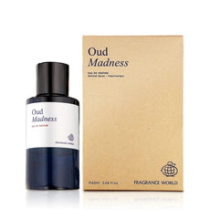 Fragrance World - Oud Madness - Eau de Parfum - Pefume For Men, 60ml