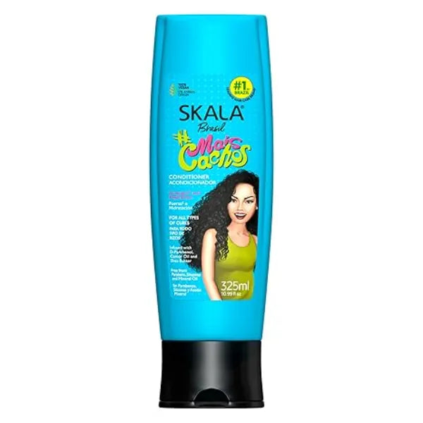 SKALA Expert Conditioner MaisCachos Moisturizing & Detangling for Curly, Super Curly & Kinky Hair Vegan, Strength & Shine Formula for Defined Curls  10.99 fl oz