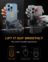 AINOPE Gravity Car Phone Holder 2024 Upgrade Mobile Holder for Car Vent Auto Lock Hands Free Car Phone Holder fits for All 4-7 IN Phone Samsung Galaxy iPhone 16 Pro Max Plus 15 14 13