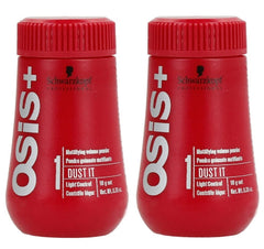 Schwarzkopf Professional Duo Pack of Powder Mattifying Hair – OSIS+ Dust It – 2 x 10 g
