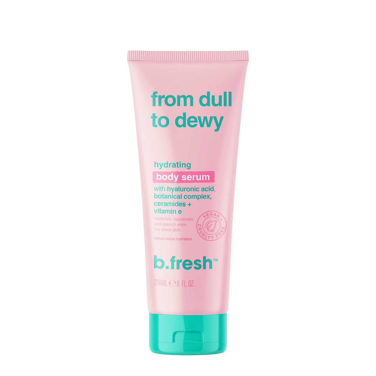 Be Fresh Daily Moisturizing Body Lotion for Dewy and Healthy Skin, From Dull to Dewy Hydrating Body Serum - Get Glowing, Modern Skin with Hyaluronic Acid, Botanical Complex, Ceramides, and Vitamin E, 8 fl oz