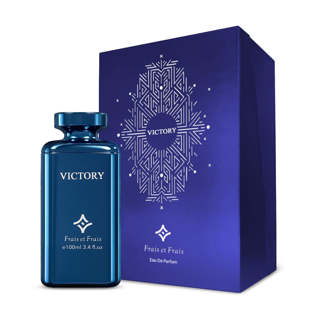 Frais Et Frais Victory Perfume 100ML - Eau de Parfum - Long Lasting, Premium Men's Fragrance with Nutmeg & Lavender